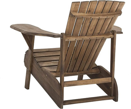 Safavieh PAT6700G Outdoor Collection Mopani Rustic Brown Side Chair