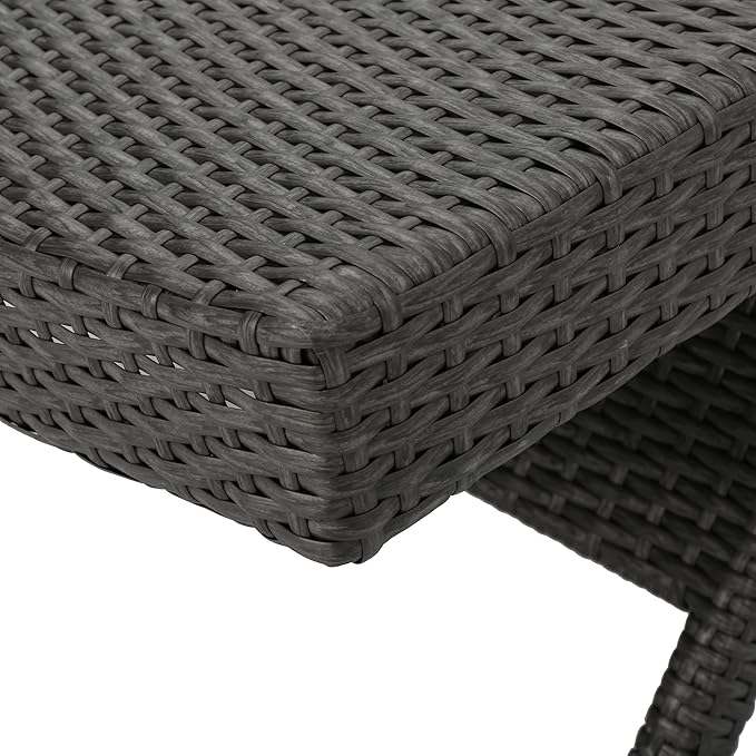 Christopher Knight Home Salem Outdoor Wicker Arm Chaise Lounges, 2-Pcs Set - Photo 8