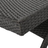 Christopher Knight Home Salem Outdoor Wicker Arm Chaise Lounges, 2-Pcs Set - Photo 8