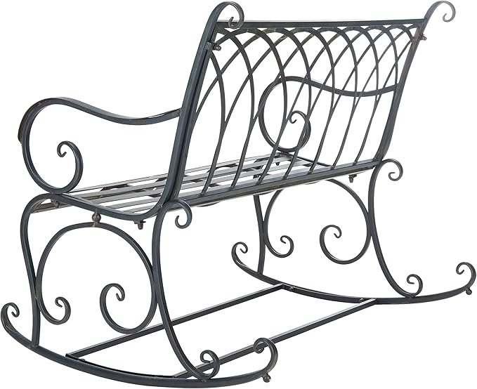 Safavieh PAT5021A Outdoor Collection Ressi Pearl White Rock Bench