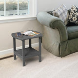 TORVA Patio Adirondack Side Table, Outdoor End Tables All-Weather Resistant HDPE Humidity-Proof Long Time Use for Deck - Photo 7