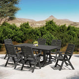 Costaelm Outdoor Adjustable Highback Folding Patio Dining Chair - Photo 2