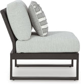 Signature Design by Ashley Beachloft Straight Coastal 2-Piece Outdoor Sectional with Removable Cushion - Photo 8