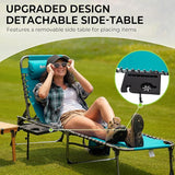 FUNDANGO 2 Pack Folding Chaise Lounge Chair Outdoor - Photo 4