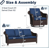 5 PCS Outdoor Conversation Set - Photo 2