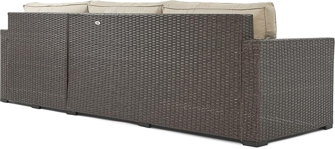 Serta Laguna Brown Resin Wicker Outdoor Patio Furniture Collection, Easy Assembly, Porch or Pool - Photo 7