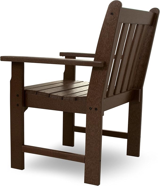 POLYWOOD® Vineyard Garden Arm Chair in Mahogany