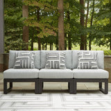 Signature Design by Ashley Beachloft Straight Coastal 3-Piece Outdoor Sectional with Removable Cushion - Photo 2