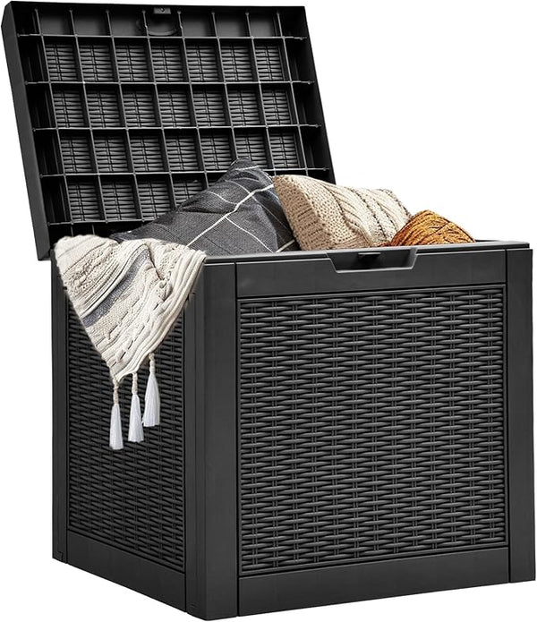 YITAHOME 32 Gallon Outdoor Storage Box, Water Resistant Resin Deck Box - Photo 1