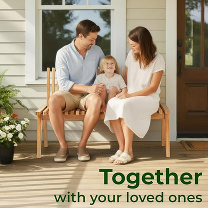 Melino Convertible Slat Bench, 3-in-1 Bench to Table to Chair, FSC Acacia Solid Wood for Indoor Outdoor - Patio, Entryway, Living Room, Guest Room - Easy Assembly, 47 Inch