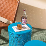 Glitzhome Outdoor Side Table Set of 2 - Photo 9