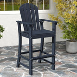ORALNER Tall Adirondack Chairs, Set of 2 Outdoor High Back Balcony Chair - Photo 8