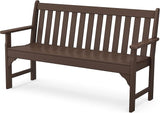 POLYWOOD GNB60MA Vineyard 60" Bench, Mahogany - Photo 1