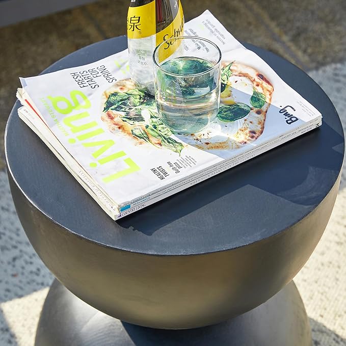 Glitzhome Outdoor Side Tables Set of 2 - Photo 9