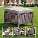 Luxury High Back Patio Furniture Set with 6-Inch Thick Cushions - Photo 7