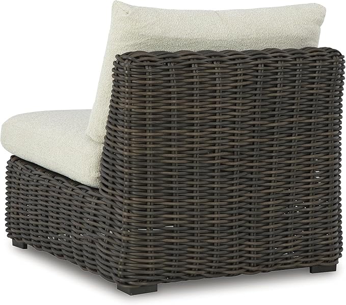 Signature Design by Ashley Kimora Right-Arm Facing Contemporary 4-Piece Outdoor Sectional with Cushion and 6 Throw - Photo 8