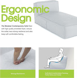 Dineli Chaise Lounge Outdoor Bed Lounger Outdoor Couch Sofa for Pool Comfy Patio Chaise Lounge Foam Filling Bean Bed - Photo 4