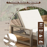 Merax Chaise Lounge Chairs Set of 2 for Outside - Photo 4