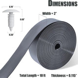 Vinyl Straps for Patio Chair Repair Kit 2'' Wide 10 Ft Long Replacement Straps + 10 Free Rivets for Outdoor Lawn - Photo 2