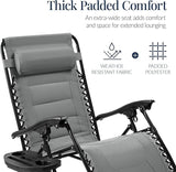 Best Choice Products Oversized Padded Zero Gravity Chair, Folding Outdoor Patio Recliner - Photo 4