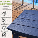 Y&M Outdoor Side Table, HIPS Adirondack Small Single Table, Waterproof Square Outside Table - Photo 7