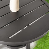 NUU GARDEN Metal Side Table, Weather Resistant 20" Patio Table, Outdoor Bistro Table, Outside End Table for Patio, Pool - Photo 8