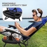 Athena Collection Zero Gravity Chair, Folding Lounge Chair, Reclining Camping Chair - Photo 6
