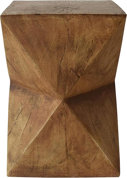 Christopher Knight Home Lux Outdoor Lightweight Concrete Accent Table, Natural