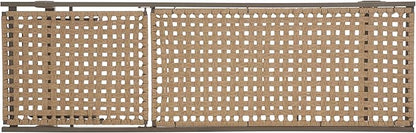 SAFAVIEH Outdoor Patio Furniture Collection - Arthur Grey & Heather Tan Woven Rope Chaise Lounge Chair, Adjustable Reclining Sun Lounger, Modern Poolside & Deck Seating (PAT7760A)