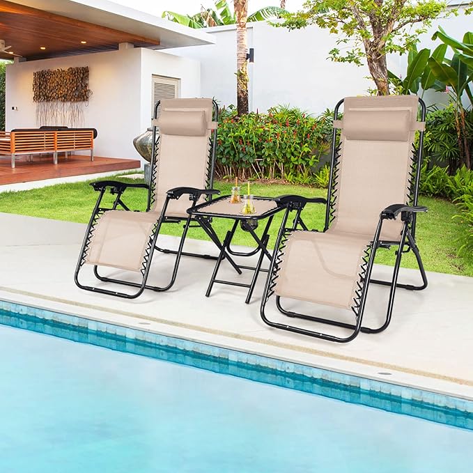 S AFSTAR Zero Gravity Chairs Set of 2 - Photo 8