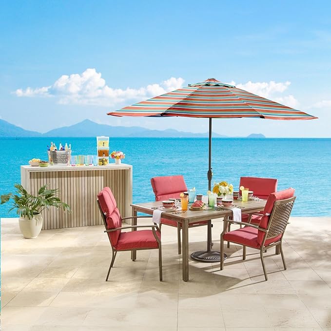 BrylaneHome Universal Chair Cushion - 45.75”L x 22”W x 2.75”H - Patio & Outdoor - Water - Photo 6