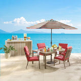 BrylaneHome Universal Chair Cushion - 45.75”L x 22”W x 2.75”H - Patio & Outdoor - Water - Photo 6
