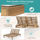 LUMISOL Patio Double Chaise Lounge - Photo 5