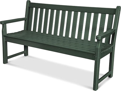 POLYWOOD TGB60GR Traditional Garden 60-Inch Bench, Green