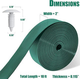 Vinyl Straps for Patio Chair Repair Kit 2'' Wide 10 Ft Long Replacement Straps + 10 Free Rivets for Outdoor Lawn - Photo 2