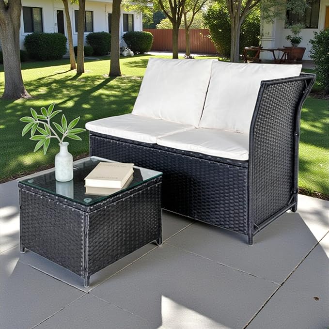GIANGSUNNY 3 Patio Furniture Set with Storage - Photo 6