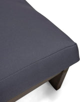 Sherwood Outdoor Club Chair with Cushions - Acacia Wood - Gray/Dark Gray - Photo 6