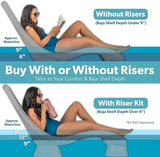 GoSports Coast Modern in Pool Lounge Chair - Waterproof & Weighted Chaise Lounger - Outdoor Pool Furniture for Patio or - Photo 5