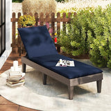 HAPPYGRILL Outdoor Chaise Lounge Chair Rattan Recliner Lounger with Removable Cushion & 3-Level Adjustable Backrest - Photo 4