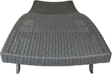 Christopher Knight Home Arthur | Outdoor Wicker Chaise Lounges | Set of 2 | in Grey - Photo 5
