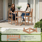 Ciokea 3-Pcs Bistro Table and Chairs - Photo 6