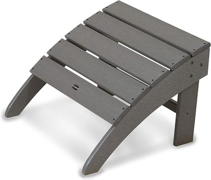 POLYWOOD South Beach 2-Piece Adirondack Chair Set with Ottoman