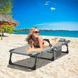 DoCred Heavy Duty Chaise Lounge Chair, Adjustable 5-Position Folding Chaise Lounge Chairs for Outside - Photo 2