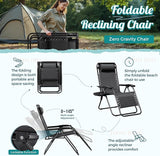 Homall Zero Gravity Chair Patio Folding Lawn Lounge Chairs Outdoor Lounge Gravity Chair Camp Reclining Chair with - Photo 8