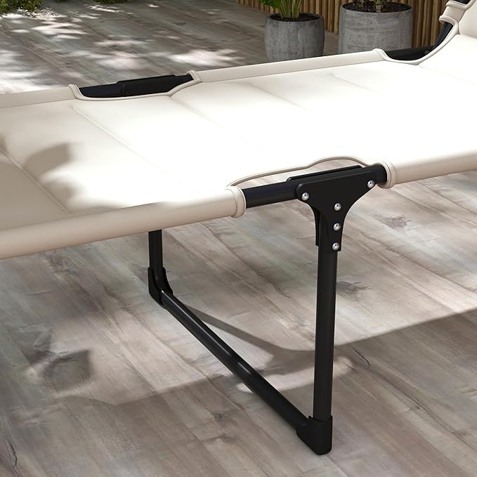 3-in-1 Oversized Sun Tanning Chair with Mat & Face Hole - Photo 6