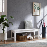 Psilvam Outdoor Bench, Two Person Poly Lumber Porch Bench, Weatherproof Garden Bench That Never Rot and Fade - Photo 2