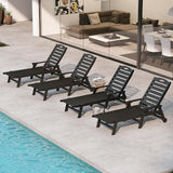 Domi Outdoor Chaise Lounge Chairs Set of 4 - Photo 1