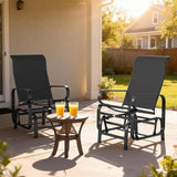 Outsunny Outdoor Glider Chair Set of 2 - Photo 9
