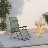 Best Choice Products Set of 2 Adjustable Steel Mesh Zero Gravity Lounge Chair Recliners w/Pillows and Cup Holder Trays - Photo 2