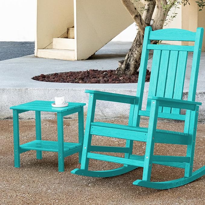 KINGYES Double Side Table, Adirondack End Table- Aruba